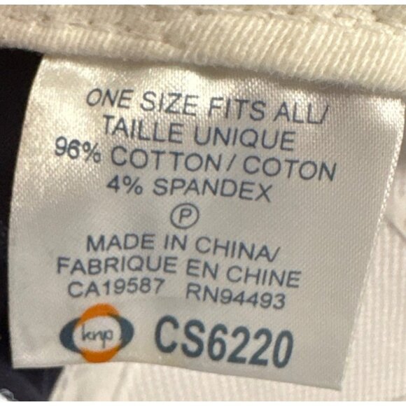 Toronto Maple Leafs Hat Twizzlers White Navy Embroidered Logo Adjustable Cap - Picture 7 of 7